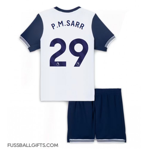 Tottenham Hotspur Pape Matar Sarr #29 Fußballbekleidung Heimtrikot Kinder 2024-25 Kurzarm (+ kurze hosen)